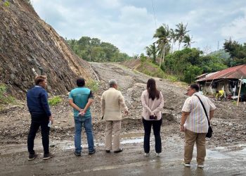 Gov. Fabic binisita ang Santa Fe para alamin ang pinsala ng Habagat