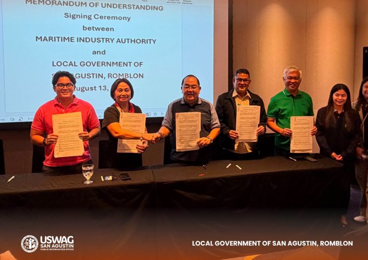 MARINA office sa San Agustin, isinusulong sa nilagdaang MOU
