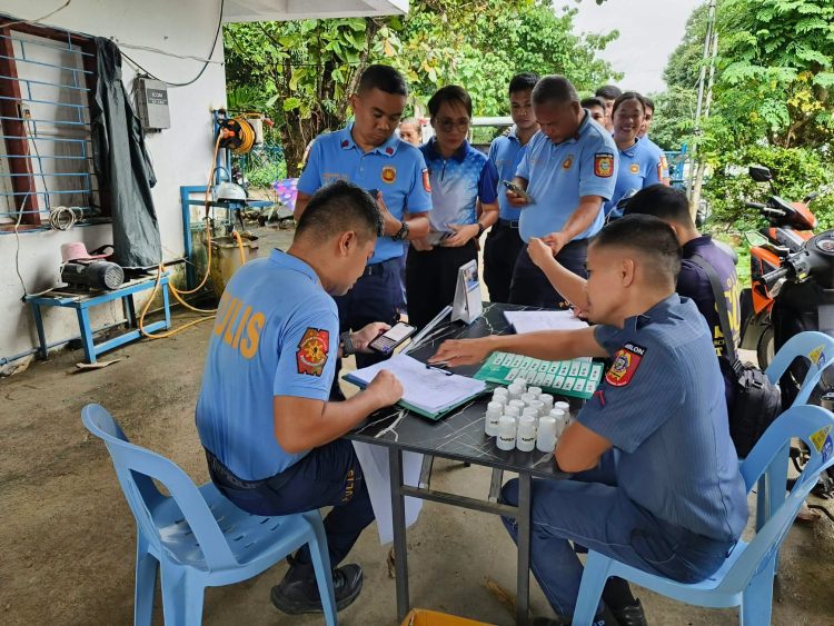 Alcantara police, sumailalim sa mandatory drug testing