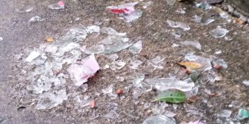 SB member, naniniwalang may target sa kanya matapos basagan ng mga bote ang labas ng bahay
