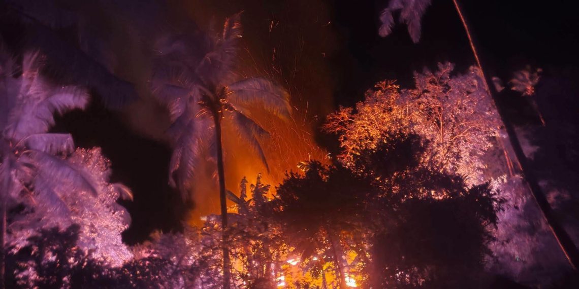 Bahay ng isang magsasaka sa Cajidiocan, nasunog