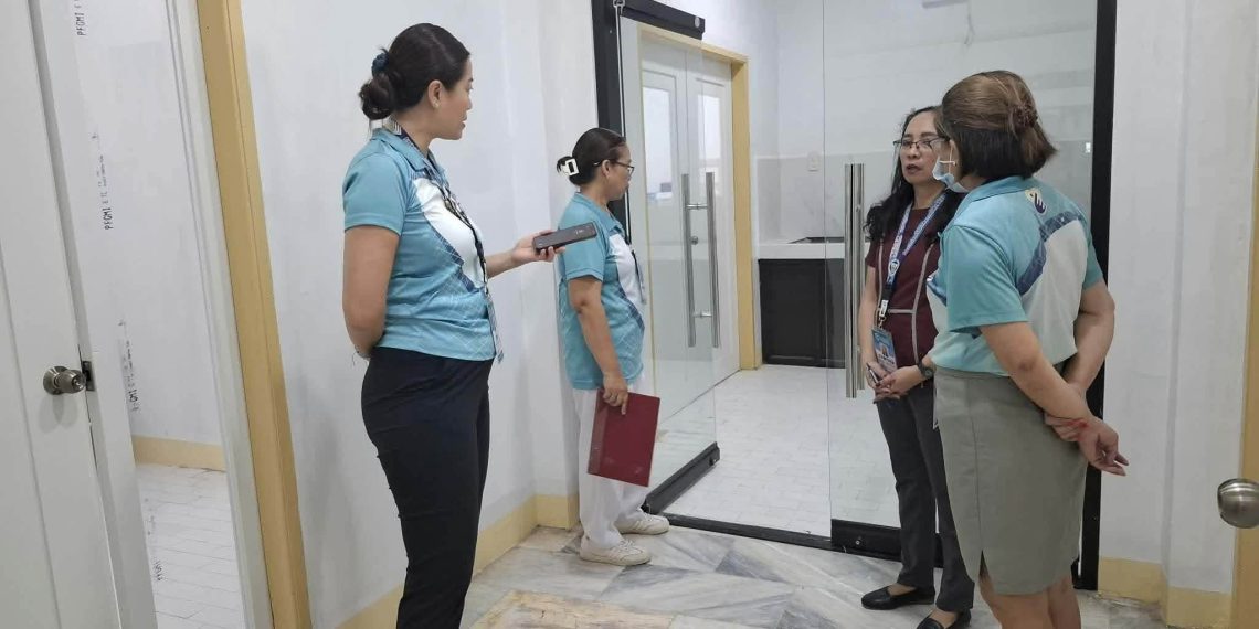 Pagpapaganda sa pasilidad ng Don Modesto Hospital sa Looc, malapit nang matapos