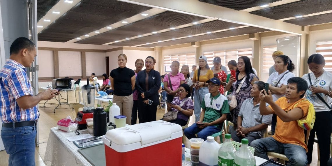 DTI, LGU San Agustin nagturo ng coconut value-adding sa mga magniniyog