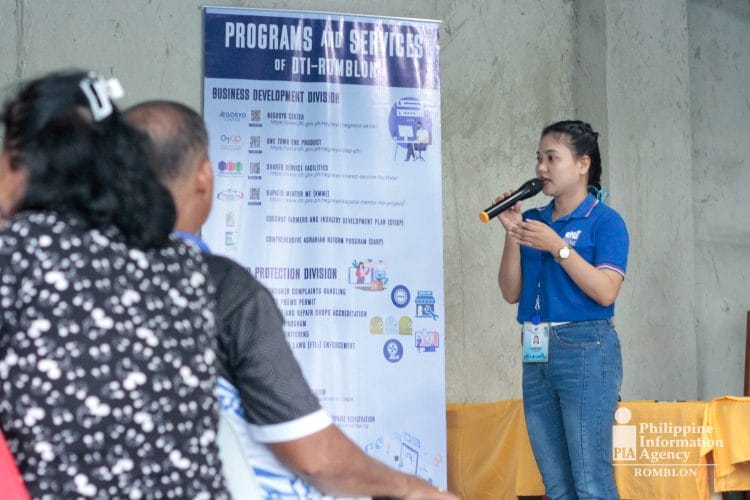 DTI handang suportahan ang mga MSMEs sa San Andres
