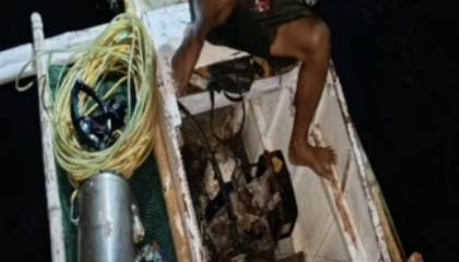 4 arestado sa ilegal na pangingisda gamit ang air compressor sa Cajidiocan