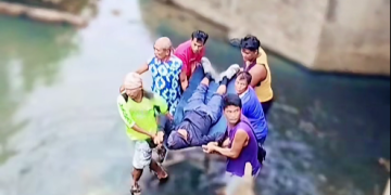 Dalawang motorsiklo nagkasagian; rider nahulog sa spillway sa Calatrava