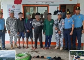 4 na mangingisda, huli sa ilegal na pangingisda gamit ang air compressor sa Cajidiocan