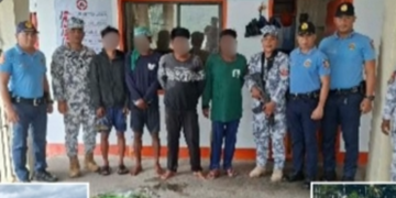 4 na mangingisda, huli sa ilegal na pangingisda gamit ang air compressor sa Cajidiocan
