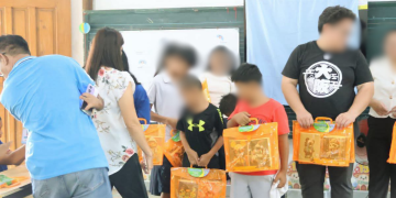 LGU-Cajidiocan namahagi ng school supplies sa 18 mag-aaral ng SNED