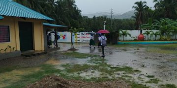 Malalakas na ulan dulot ng habagat nagdulot ng pagtaas ng tubig, class suspension sa Romblon