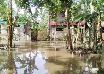 Ilang bahay sa Alcantara, baha parin kahit wala nang ulan