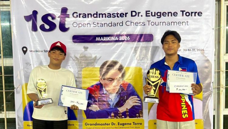 NM Faeldonia kampeon sa 1st GM Eugene Torre Fide Standard Open