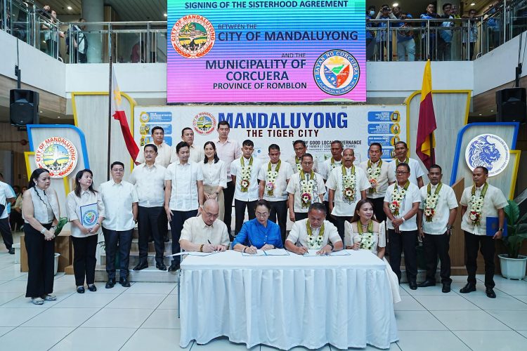 Mandaluyong at Corcuera, Romblon, pumirma sa sisterhood-agreement