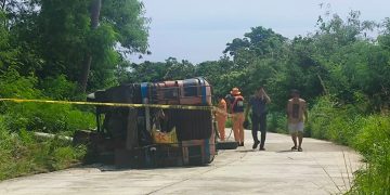 11 sugatan matapos tumagilid ang pampasaherong jeep sa Santa Maria
