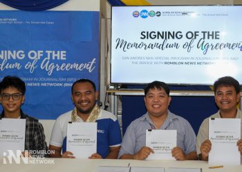 San Andres NHS, RNN nagkasundo para palakasin ang campus journalism