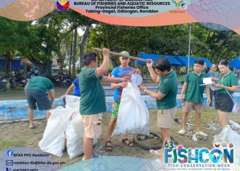 Coastal clean-up drive, isinagawa ng BFAR MIMAROPA sa Odiongan