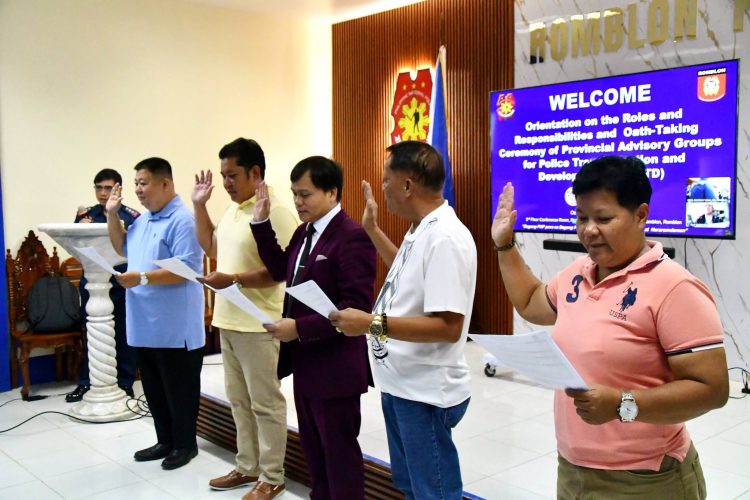 Provincial Advisory Group, binuo ng Romblon Police Provincial Office