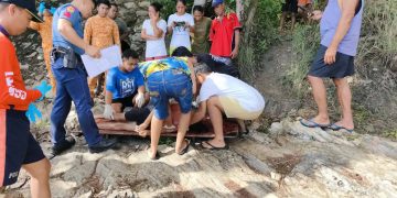 Lola na natagpuang palutang-lutang sa dagat sa Cajidocan, nalunod