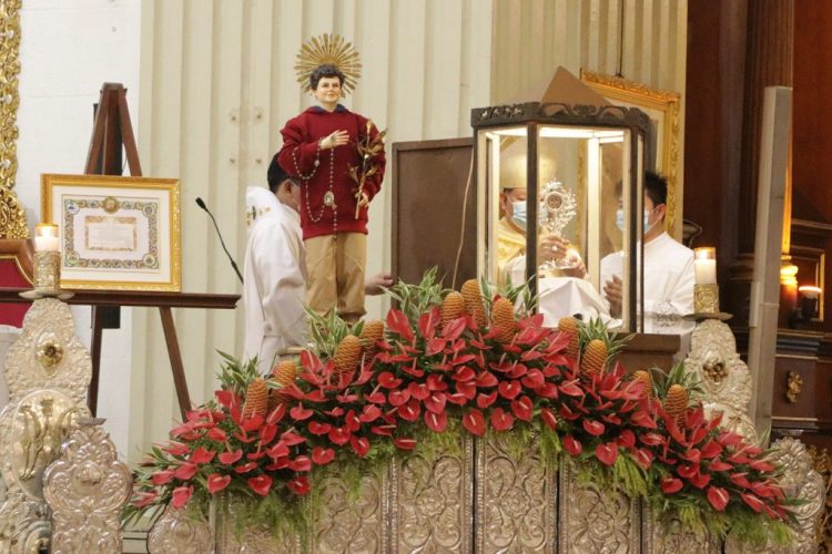 Relic ni St. Carlo Acutis, bibisita sa Diocese of Romblon