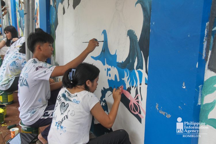 NICA, PSHS-MIMAROPA, nagsagawa ng MANA Mo 2026 mural painting sa Romblon