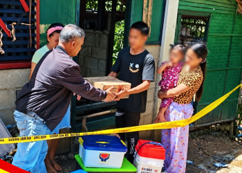 DSWD, naghatid ng tulong sa dalawang pamilyang nasalanta ng sunog sa Romblon