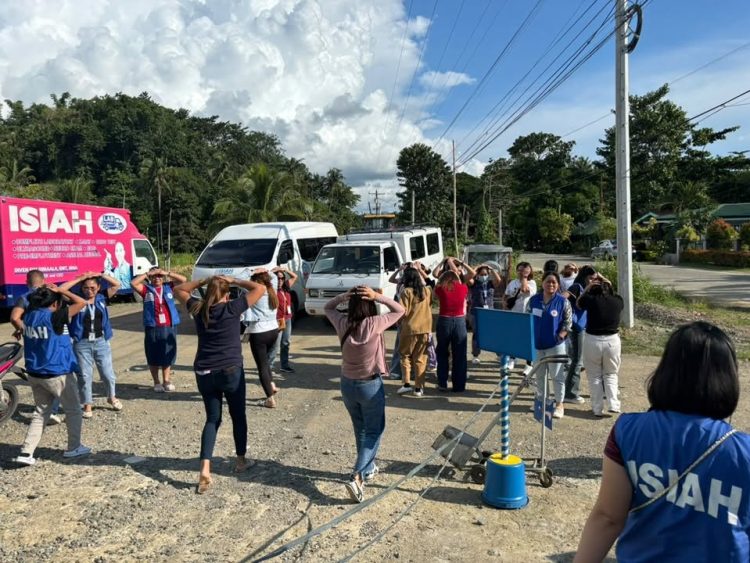 BFP Odiongan, nagsagawa ng annual fire at earthquake drill sa Isiah Hospital